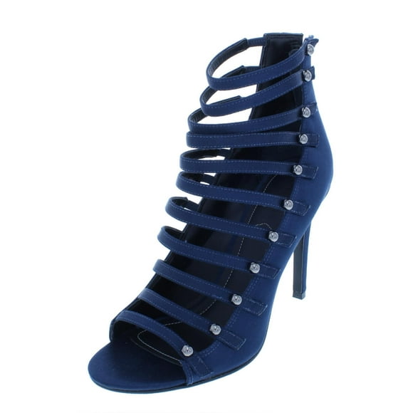 Kendall Kylie Giaa Women's Strappy Faux Button Heel Sandals Shoes Kendall Kylie Giaa Women's Strappy Faux Button Heel Sandals Shoes